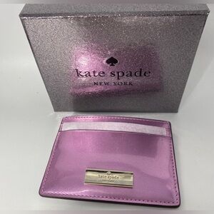 Kate Spade Limited Edition Sparkling Quartz Pink Card Holder
